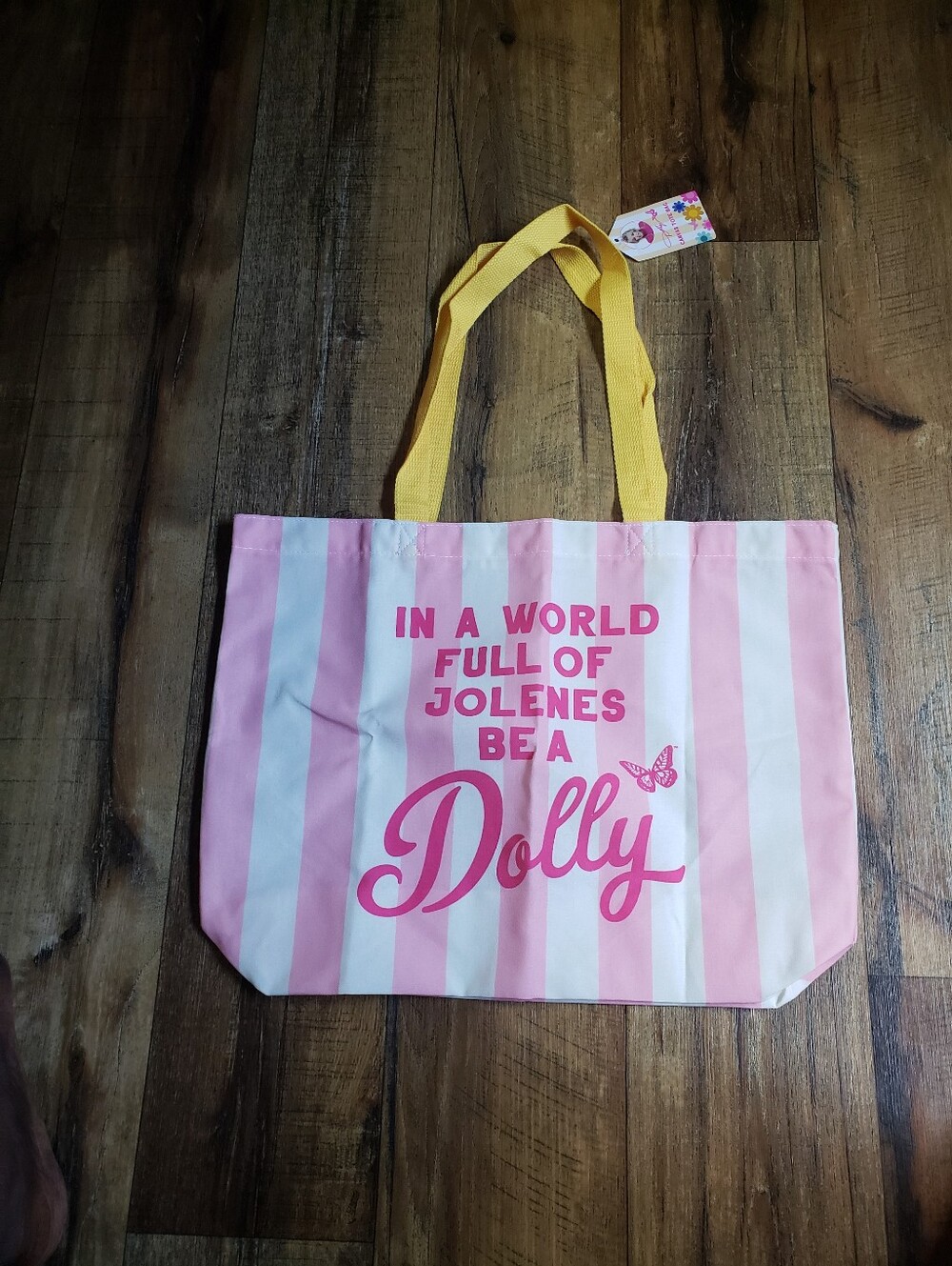 Dolly Parton Canvas Tote - 'In A World Full Of Jolenes Be a Dolly'